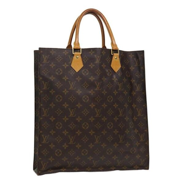LOUIS VUITTON Monogram Sac Plat Hand Bag - Picture 1 of 15